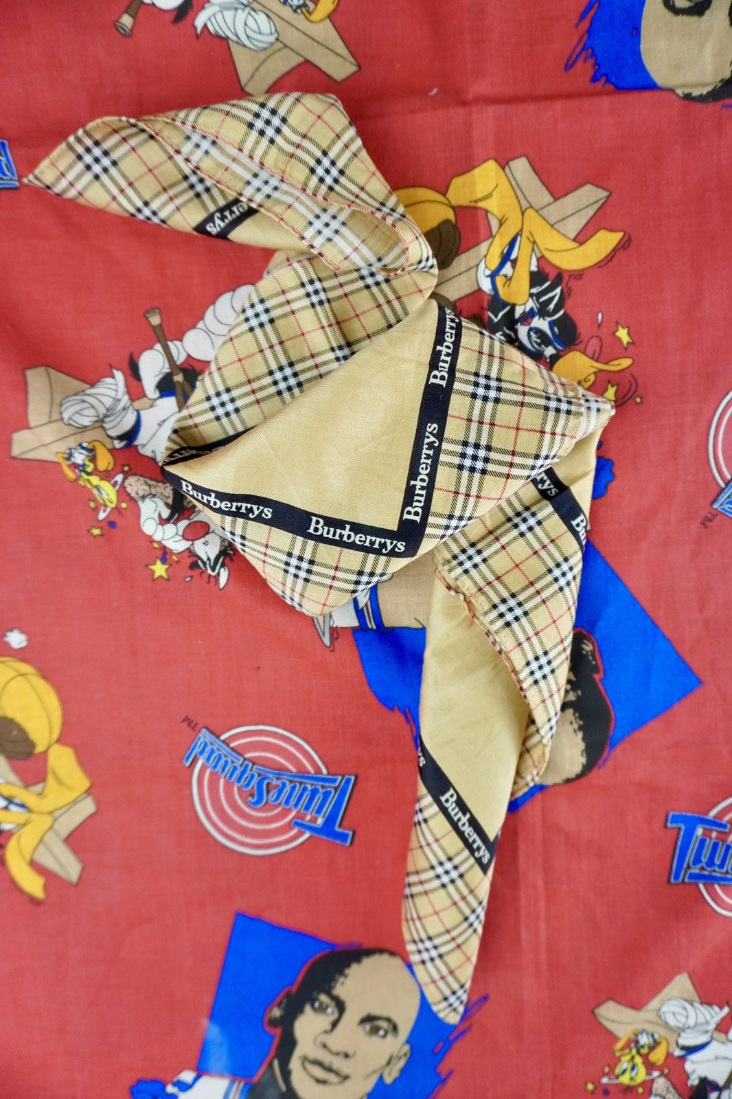Burberry × Vintage Vintage Burberrys Handkerchief Bandana Luxury Size ONE SIZE - 5 Thumbnail