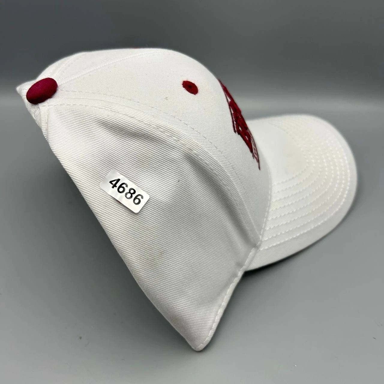 The Game Vintage Indiana Hoosiers Hat Men White NCAA Snap Back Cotton Size ONE SIZE - 8 Thumbnail