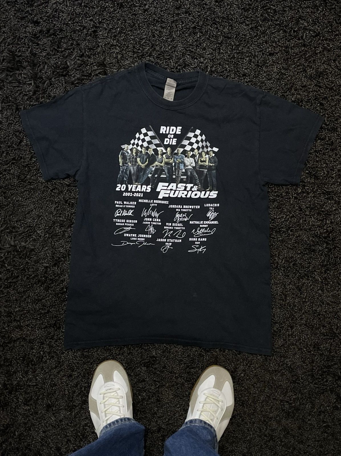 Vintage Vintage Fast Furious Movie Promo tee Y2K Ride or Die Tokyo Size US L / EU 52-54 / 3 - 1 Thumbnail