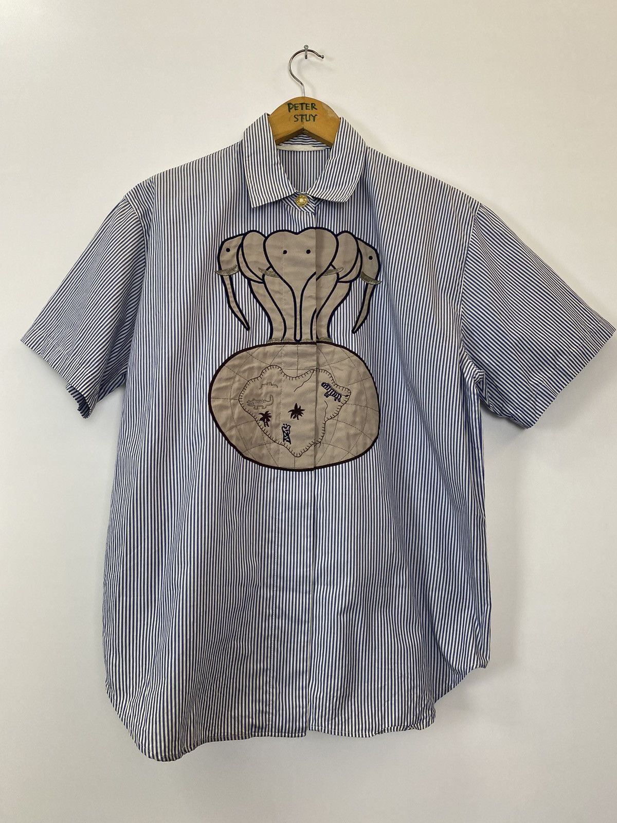 Japanese Brand × Vintage Vintage Ziza Hickory Shirt Size US M / EU 48-50 / 2 - 2 Thumbnail
