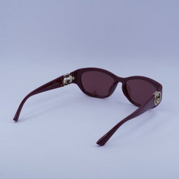 Gucci Gucci GG1826SK 003 Sunglasses Burgundy Geometric Frame Size ONE SIZE - 10 Thumbnail