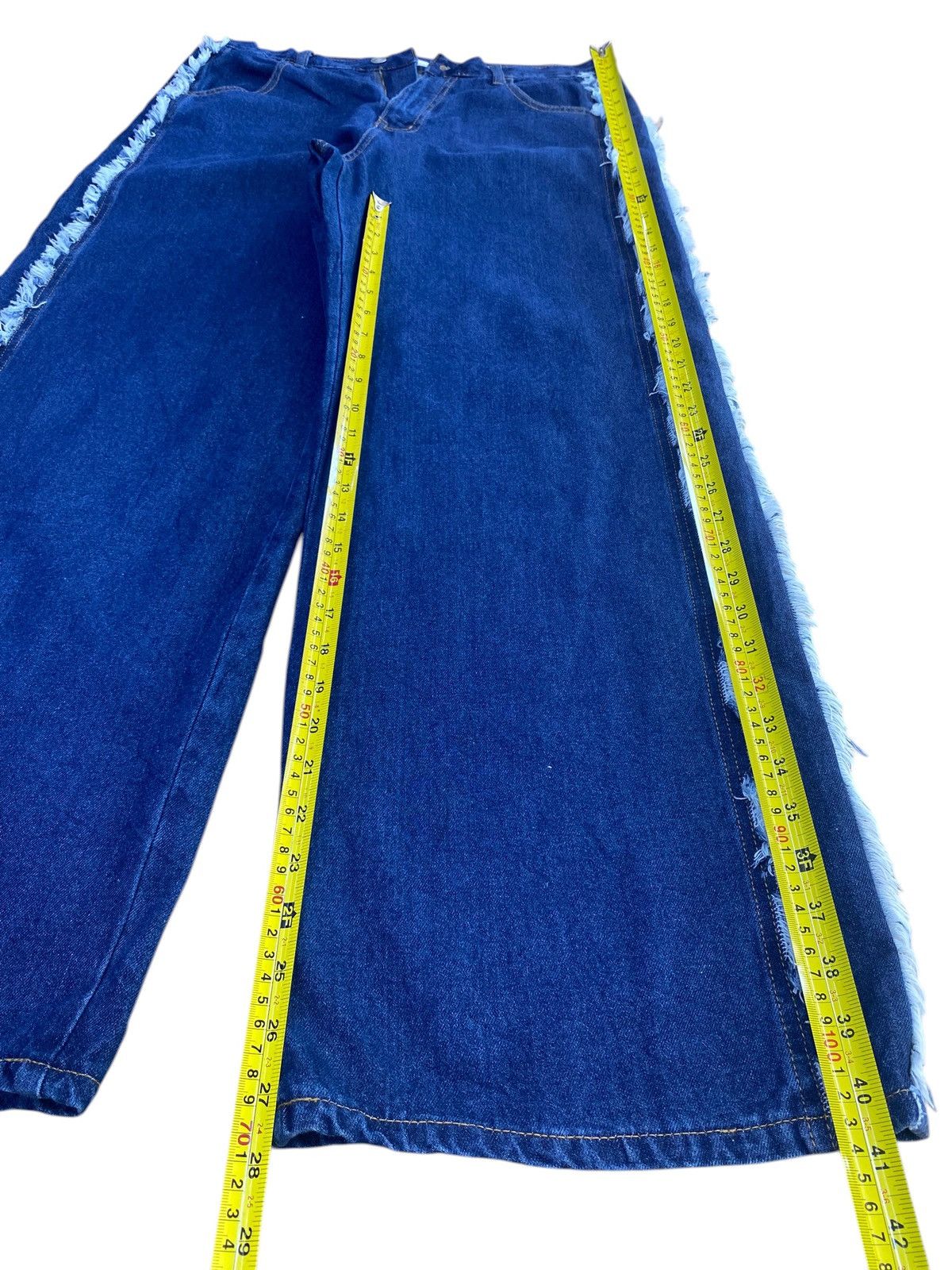 Japanese Brand Japanese Brand Side Stripe Style Baggy Jeans Size US 34 / EU 50 - 7 Thumbnail