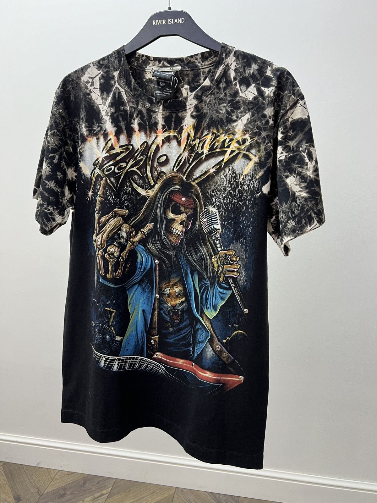 Other Vintage 90s Survivors Rock of Ages Skeleton Band T-Shirt Size US M / EU 48-50 / 2 - 3 Thumbnail