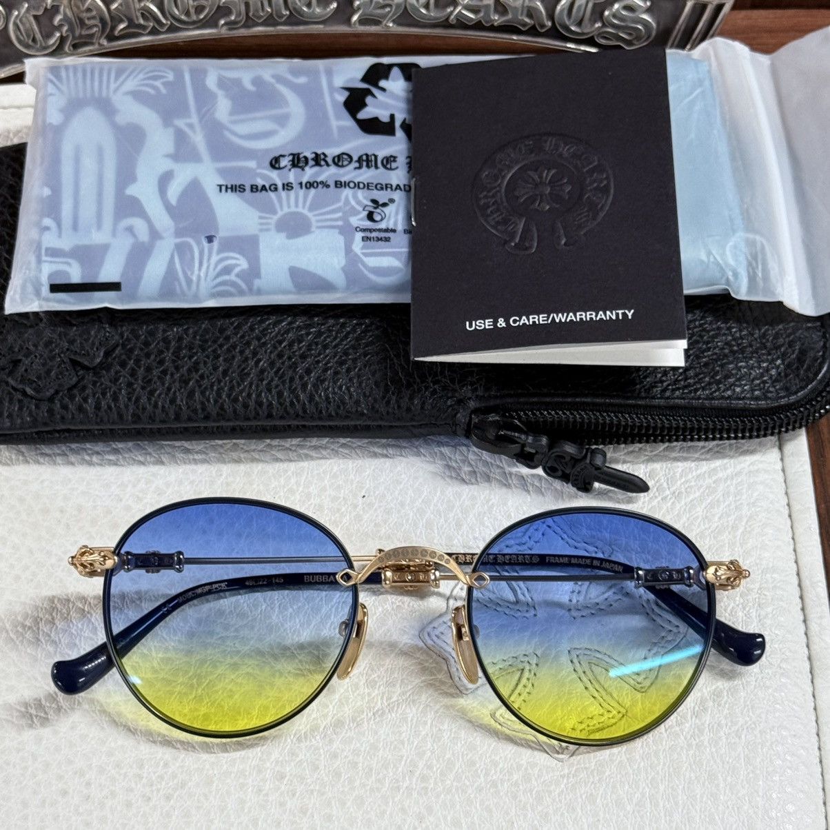 Chrome Hearts Chrome Hearts BUBBA - A 1/1 Sunglasses Size ONE SIZE - 10 Thumbnail