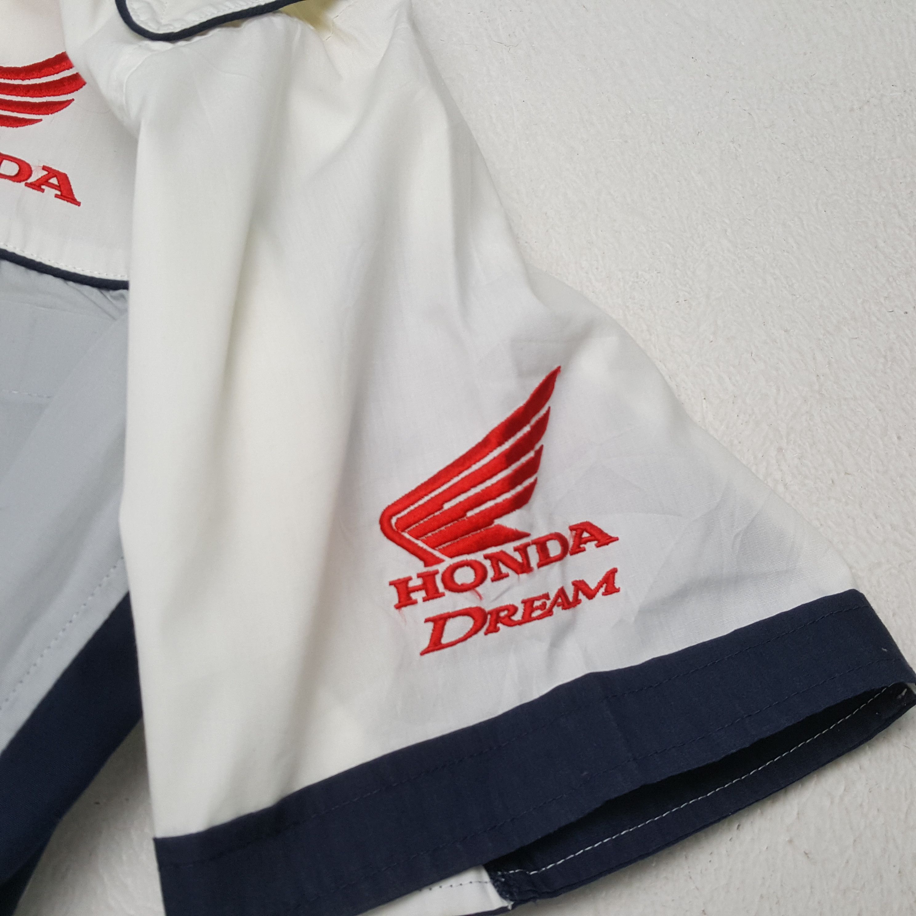 Honda × Vintage Vintage HONDA DREAM Japanese Motorsport Shirt Size US L / EU 52-54 / 3 - 7 Thumbnail
