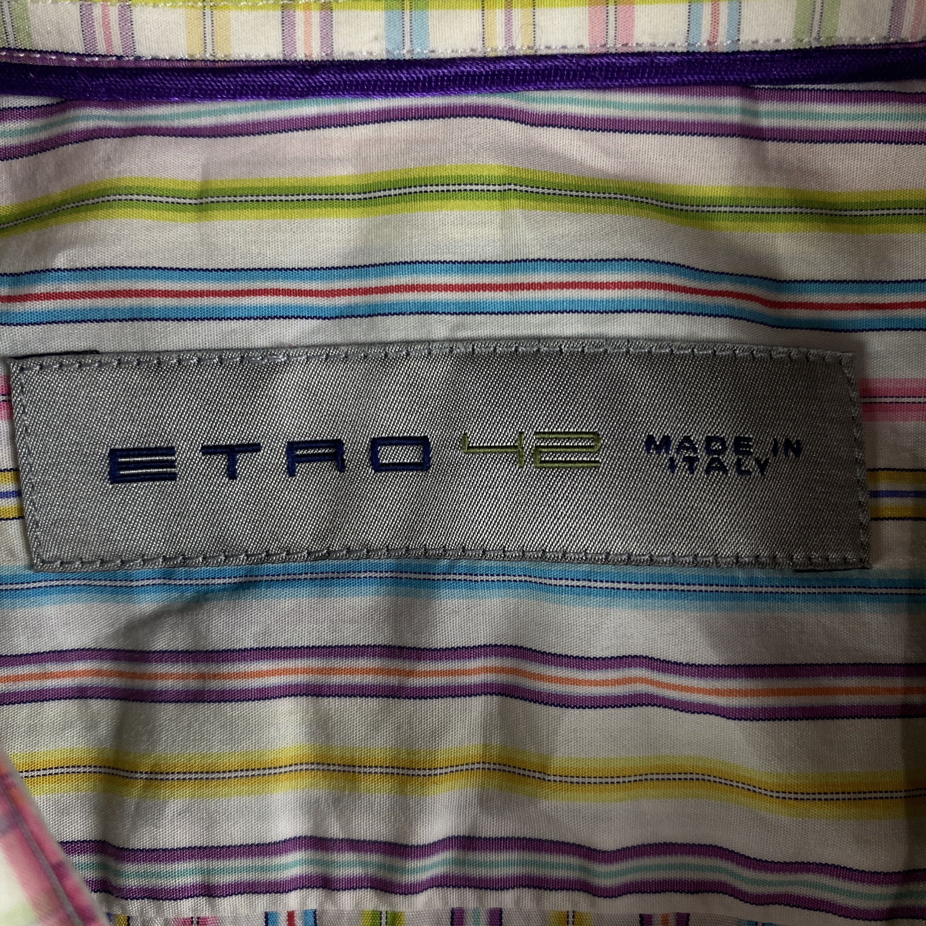 Etro Mens Long Sleeve Shirts Etro Size 42 Cotton Size US L / EU 52-54 / 3 - 4 Thumbnail