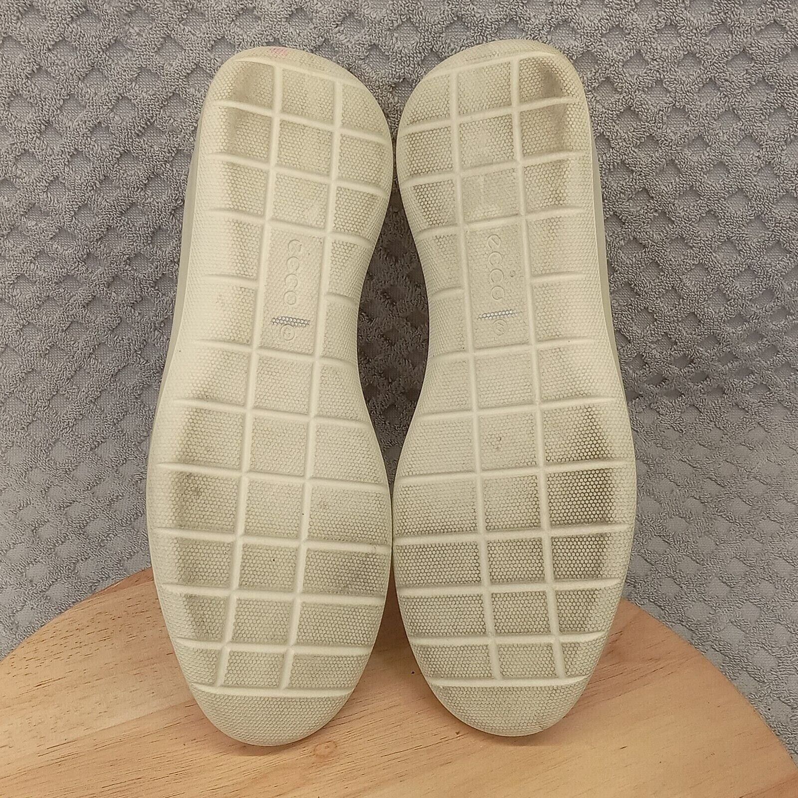 Ecco Ecco Soft 5 White Leather Toggle Sneakers Women’s EU 42 US 9 Size US 9 / IT 39 - 6 Thumbnail