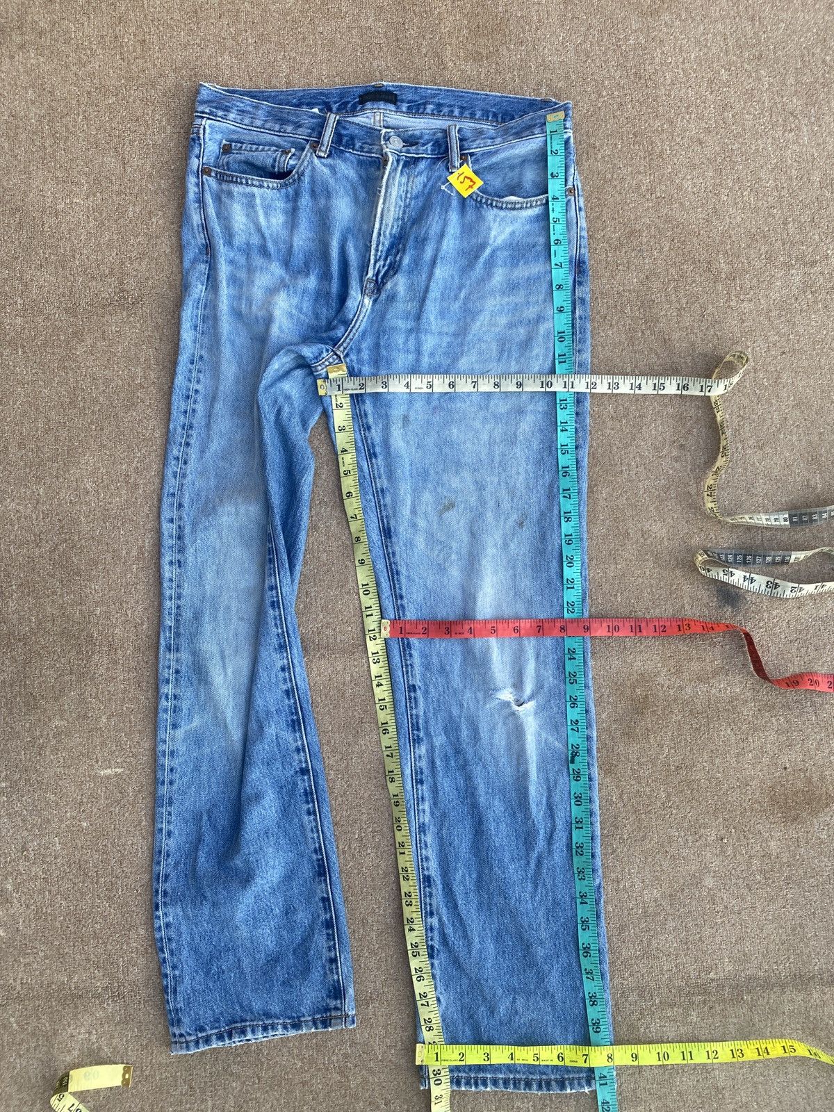 Jun Takahashi × Uniqlo Vintage uniqlo fabric by khaihara straight cut denim Size US 32 / EU 48 - 8 Thumbnail