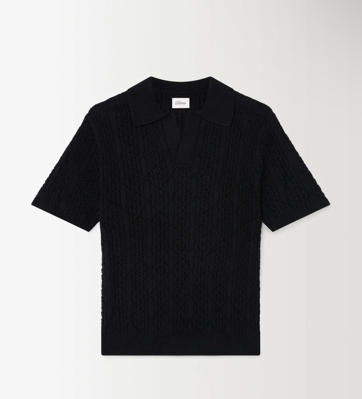 Ronning Ronning Diamond Knit Polo Size US M / EU 48-50 / 2 - 1 Thumbnail