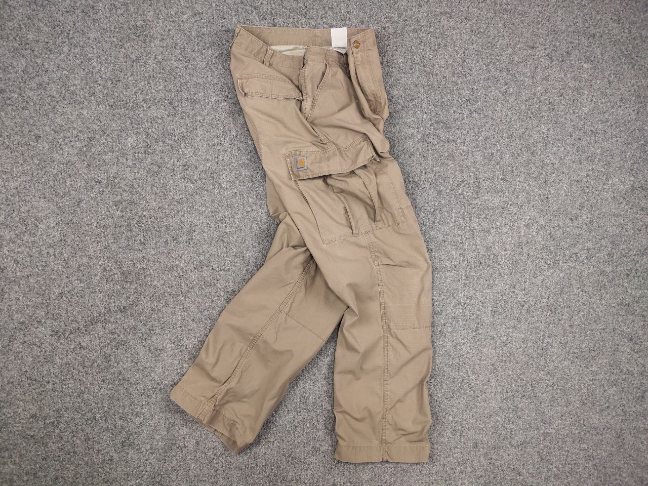 Vintage Carhartt Beige Ripstop Faded Cargo Pants Y2k Style