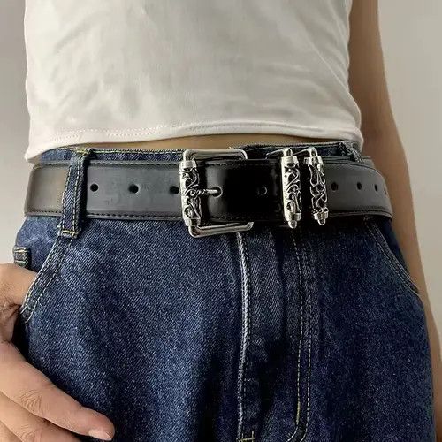 Other cowhide Real leather belt Size ONE SIZE - 1 Thumbnail