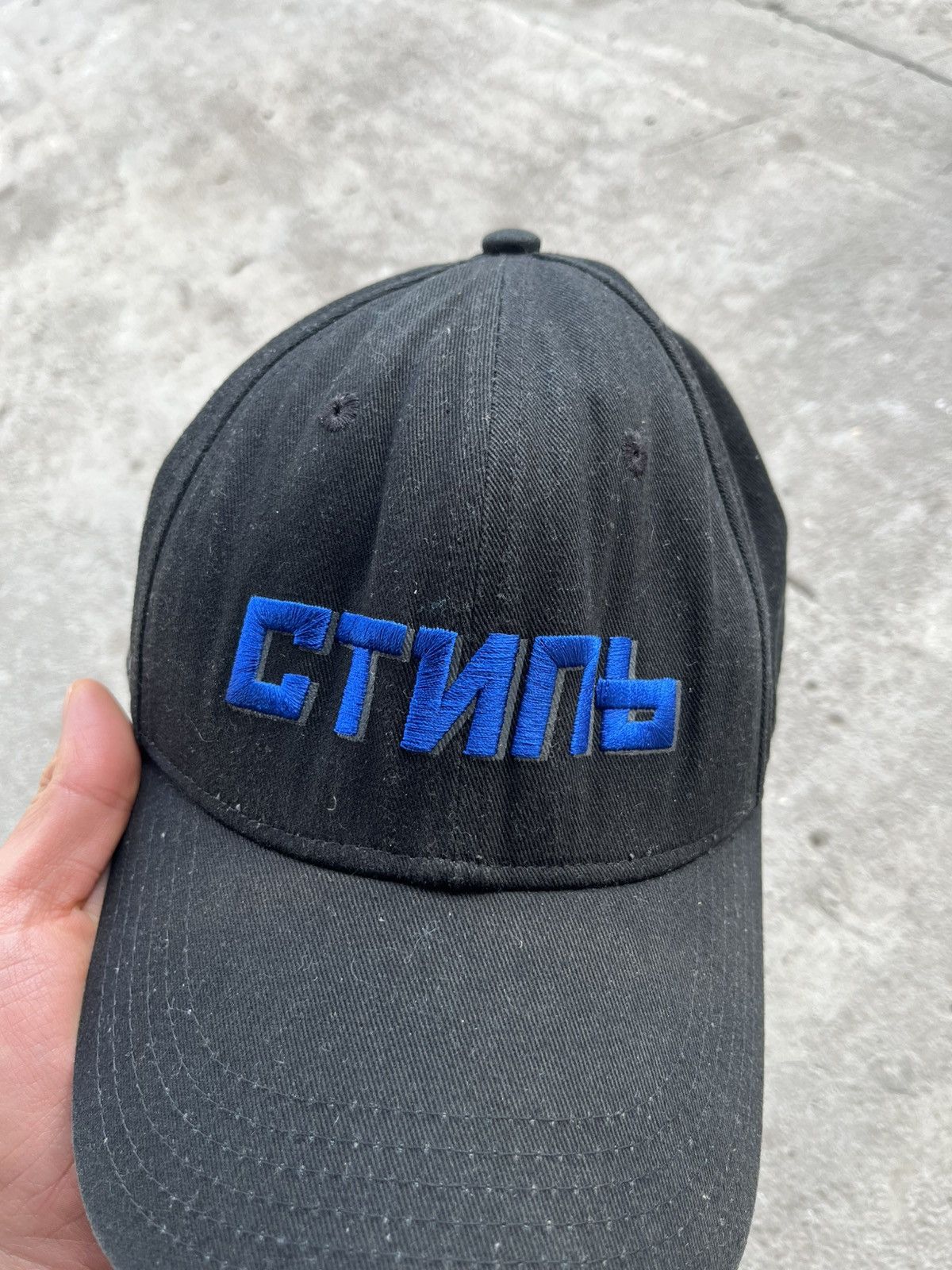 Heron Preston Heron Preston Big Embroidered Logo STYLE Cap like Supreme Hat Size ONE SIZE - 4 Thumbnail