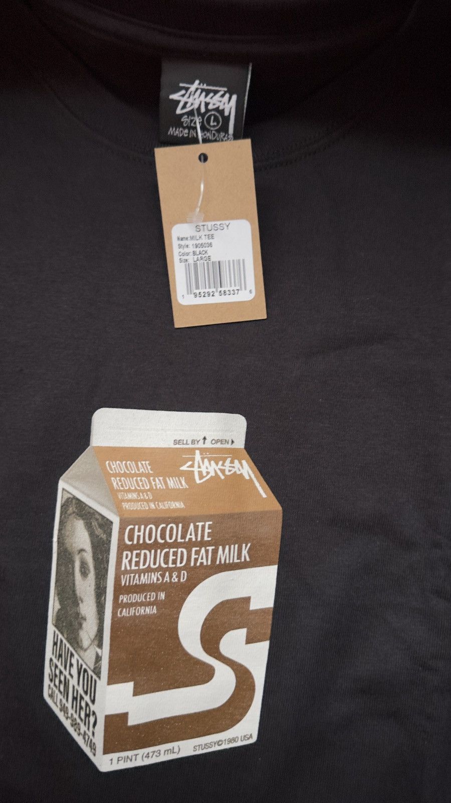 Stussy Milk Tee Size US L / EU 52-54 / 3 - 1 Thumbnail