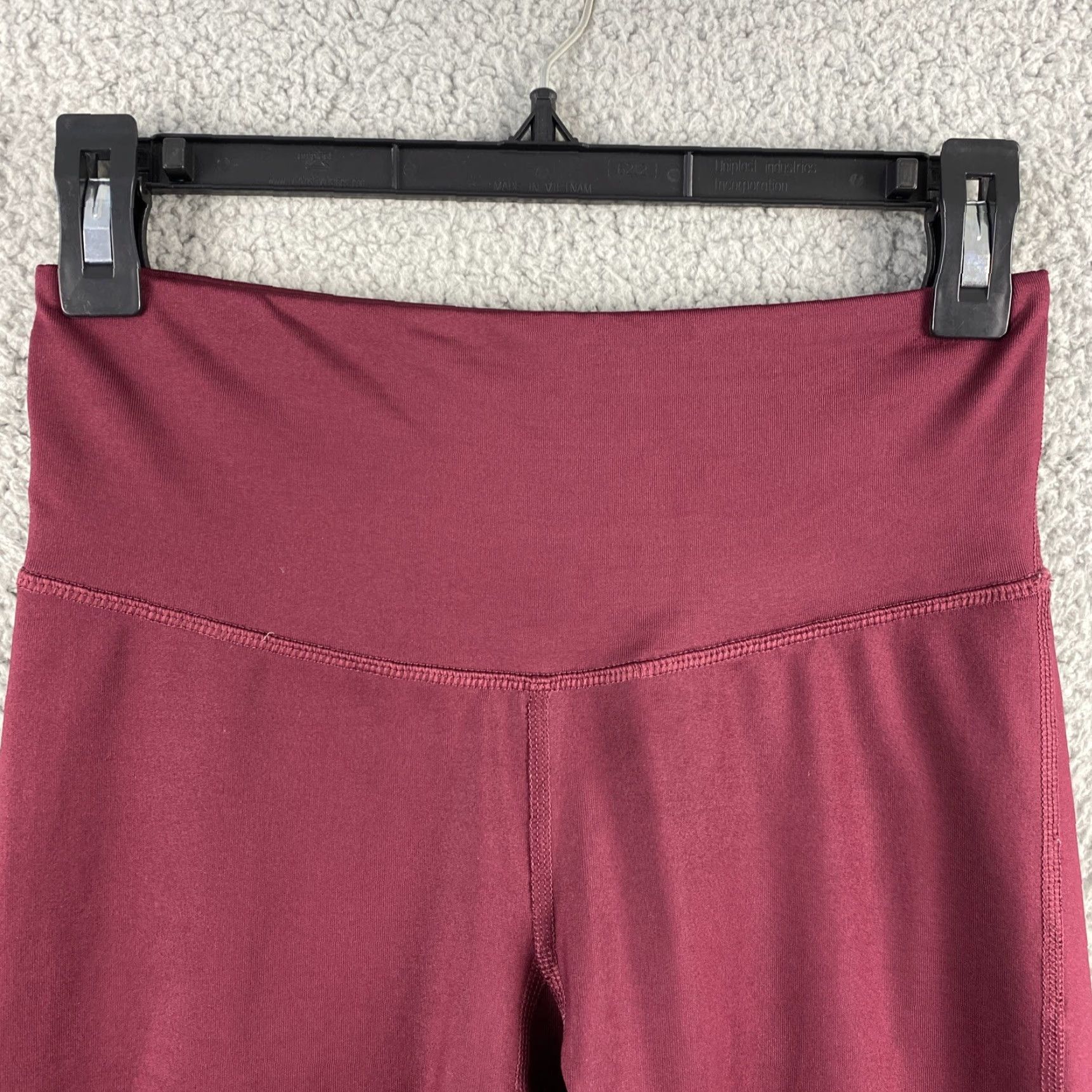 Champion CHAMPION DUODRY WORKOUT LEGGINGS WOMEN'S SIZE Small S MAROON / 38-56 Size 28" / US 6 / IT 42 - 3 Thumbnail
