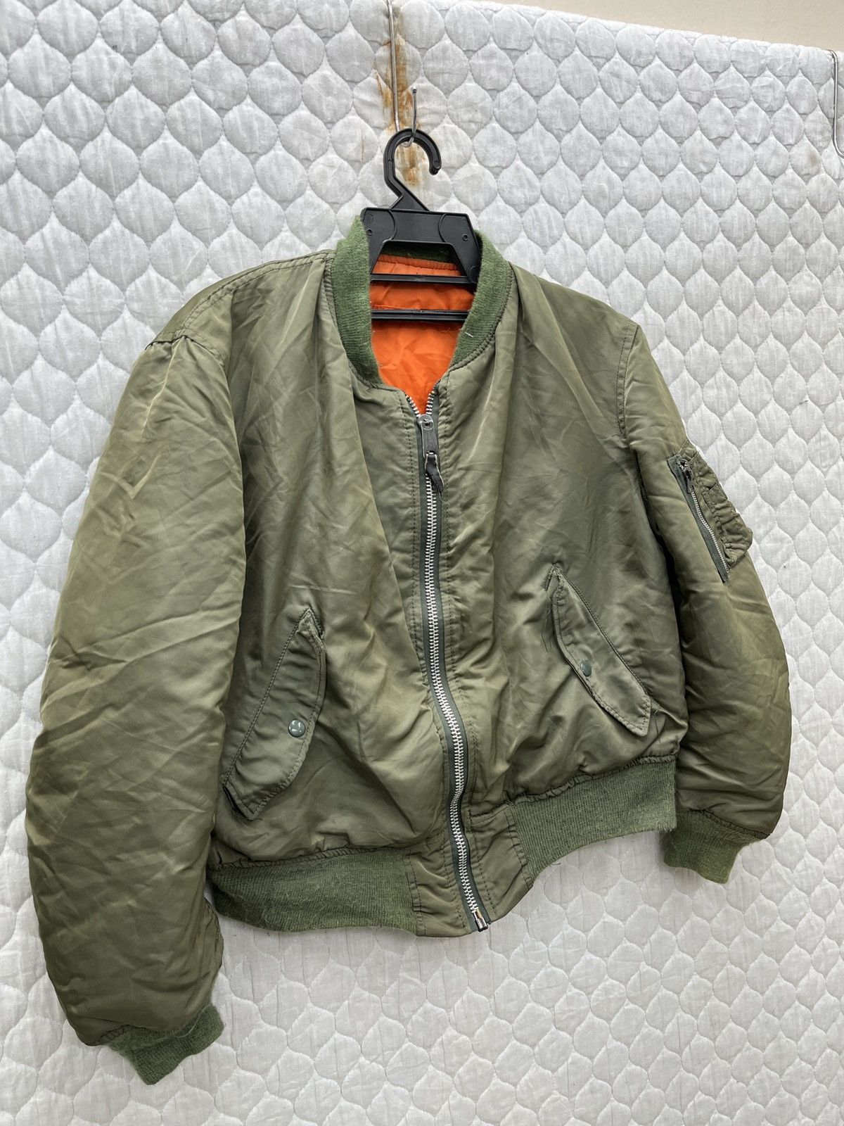 Alpha Industries 🔥🔥🔥STEALS VTG ALPHA INDUSTRIES MA-1 JACKET Size US S / EU 44-46 / 1 - 2 Thumbnail