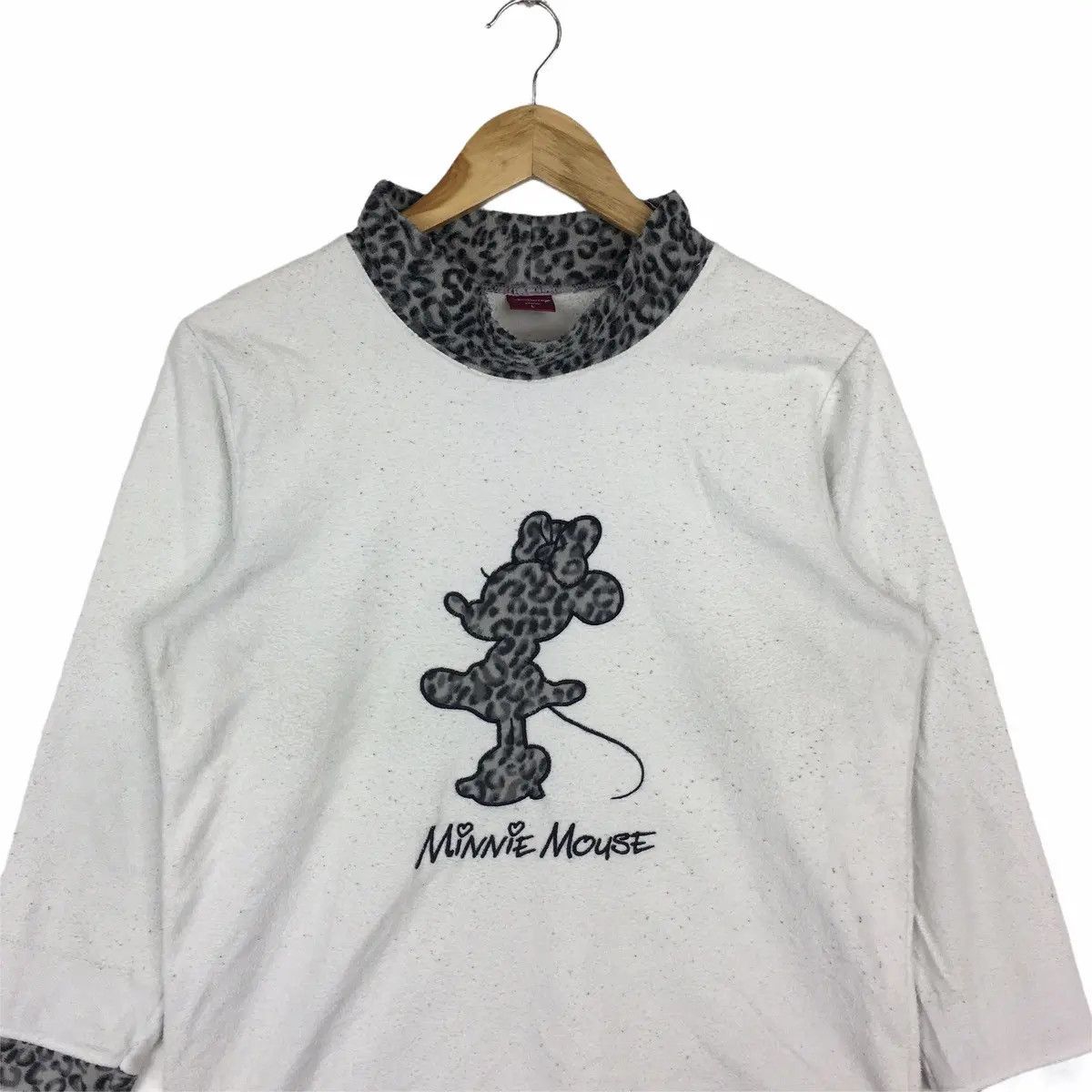 Disney × Mickey Mouse DISNEY MINNIE MOUSE MICKEY Camouflage Cartoon Anime Sweater Size L / US 10 / IT 46 - 2 Thumbnail