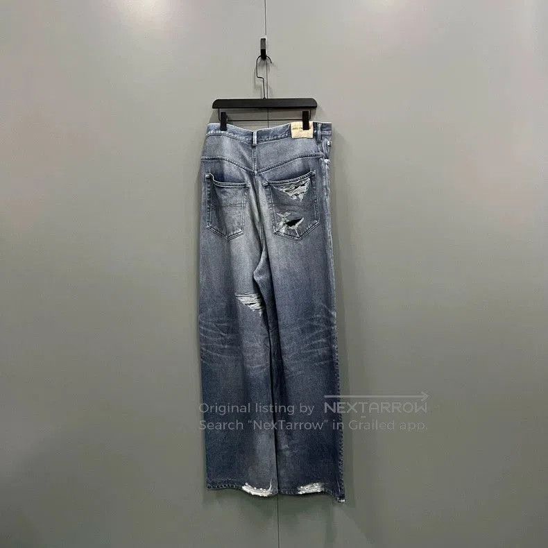 Balenciaga Balenciaga Distressed Denim Jeans. Size US 28 / EU 44 - 2 Thumbnail