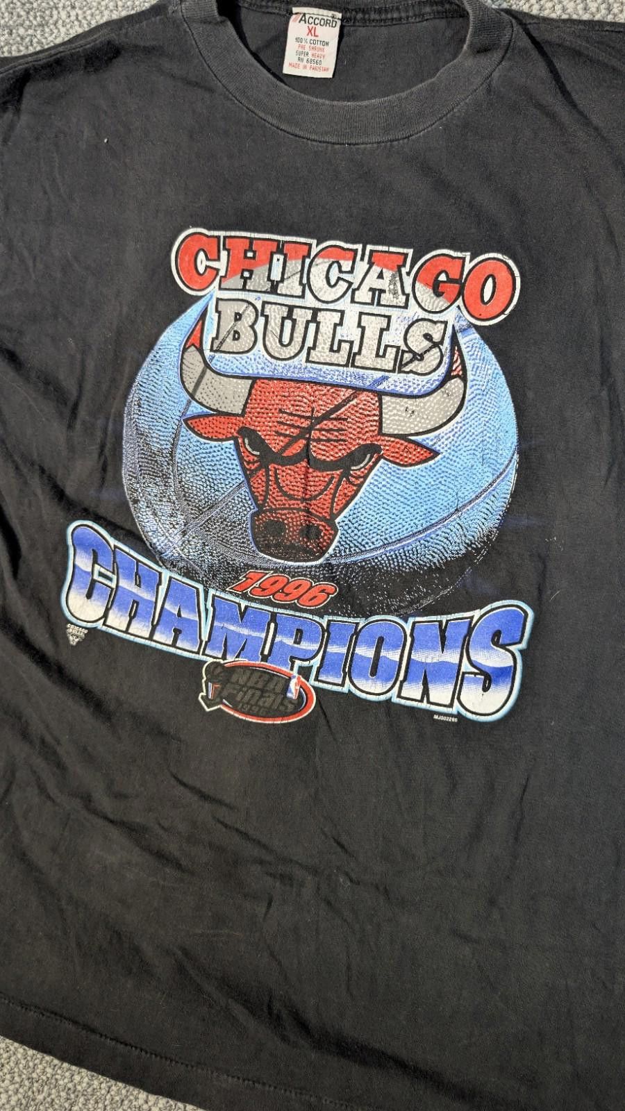 Other Vintage 1996 Accord Chicago Bulls NBA Finals Champions XL Size ONE SIZE - 3 Thumbnail