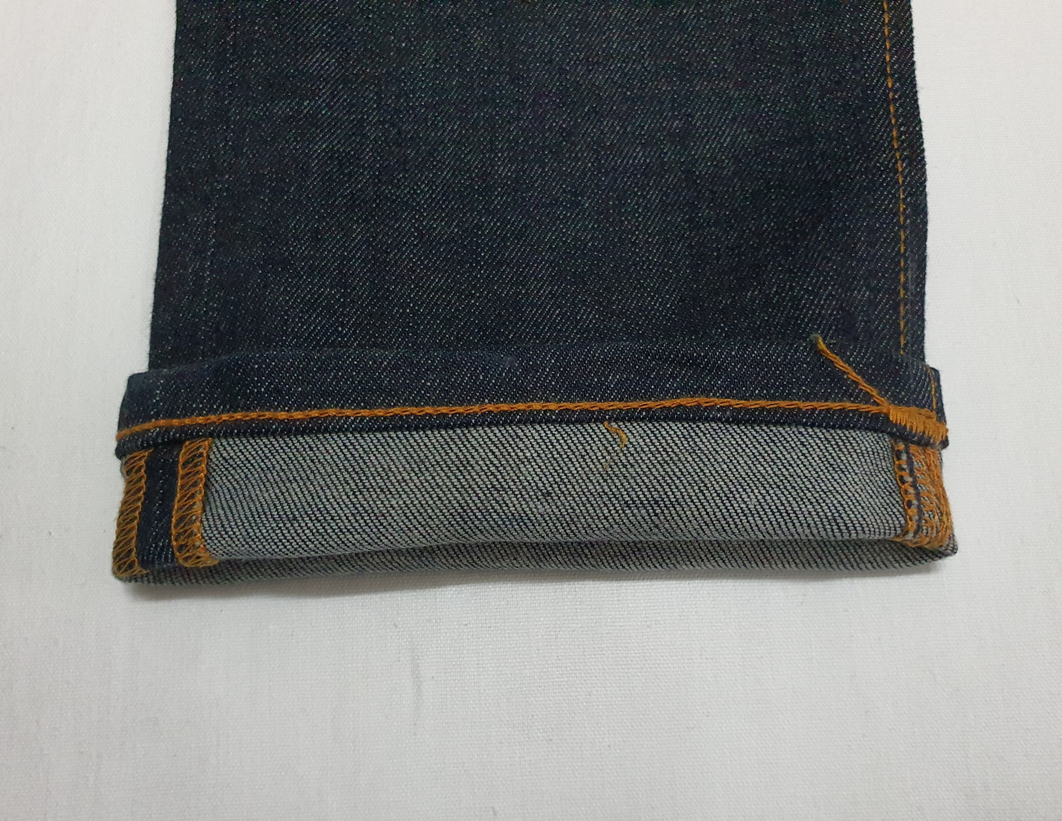 Nudie Jeans Waist 30" Nudie Jeans Thin Finn Dry Twill Stretchable Denim. Size US 30 / EU 46 - 11 Thumbnail