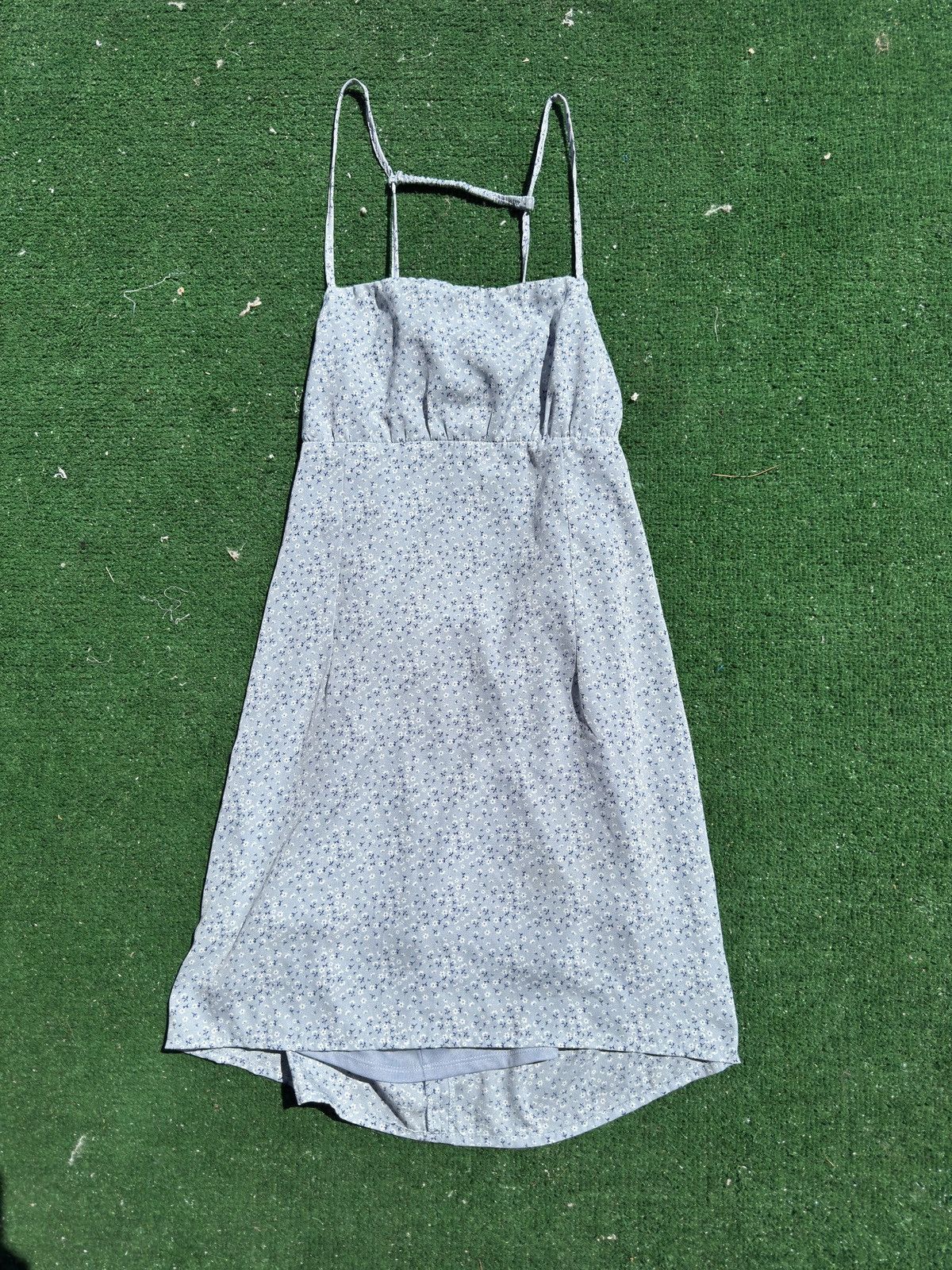 Other Blue Floral Milkmaid Mini Dress Size M / US 6-8 / IT 42-44 - 1 Thumbnail
