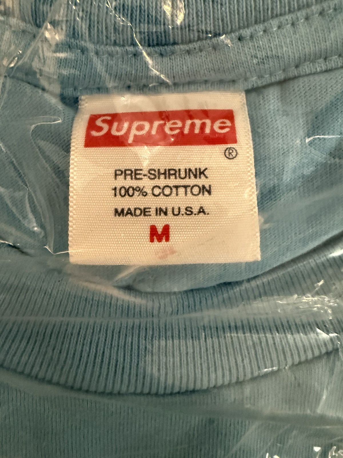 Supreme Supreme Anno Domini Tee Light Blue Size US M / EU 48-50 / 2 - 3 Thumbnail