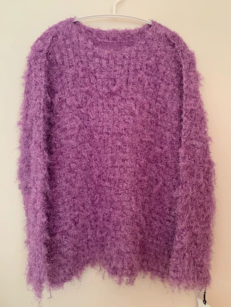 Issey Miyake Issey Miyake size:one size Purple fleece fabric long-sleev Size XS / US 0-2 / IT 36-38 - 3 Thumbnail