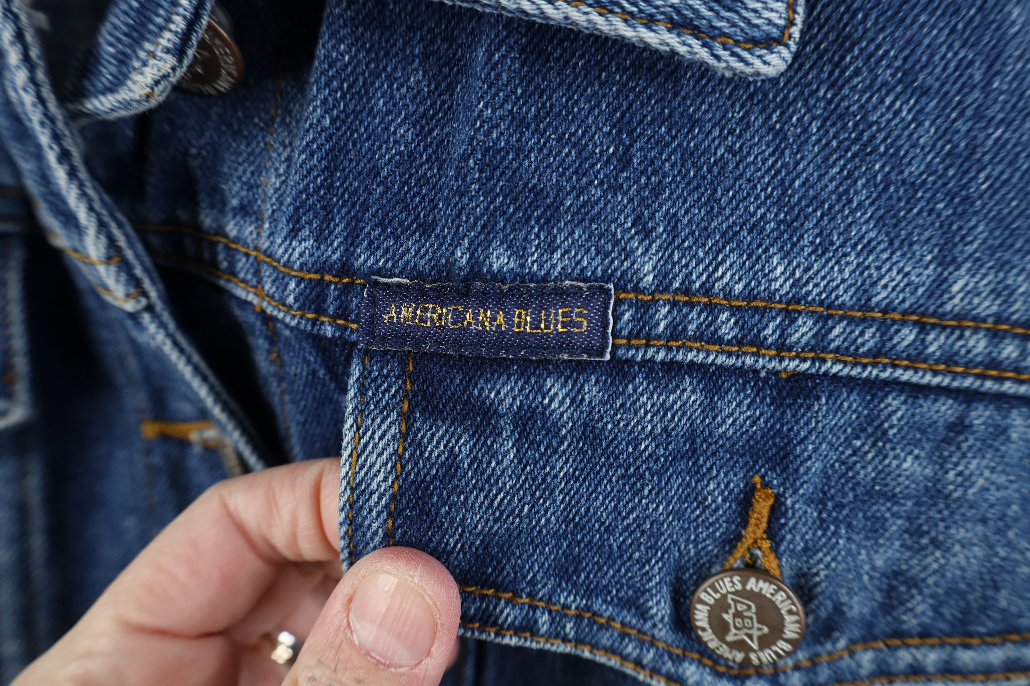 Vintage Vintage 90s Y2K Streetwear Babydoll Denim Trucker Jacket Size M / US 6-8 / IT 42-44 - 10 Thumbnail