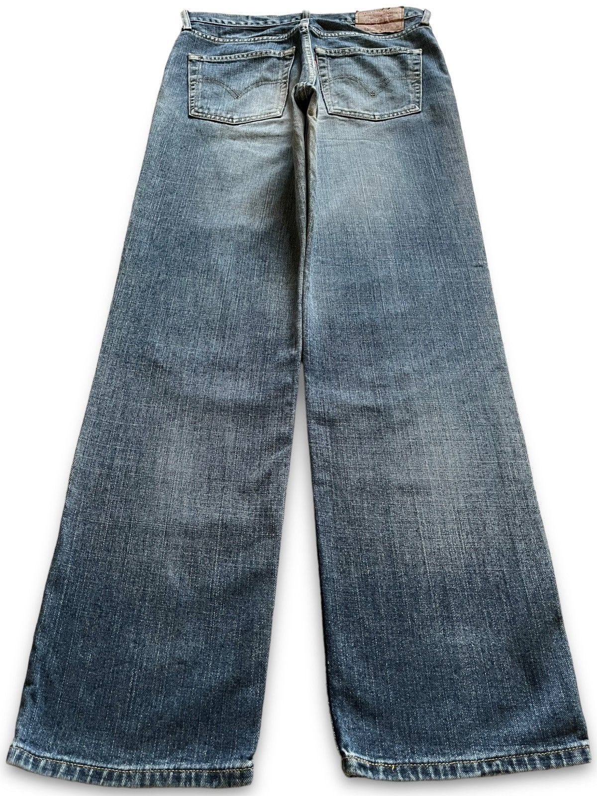 Levi's × Levi's Vintage Clothing Vintage 90s Levis 533 Faded Wash Distressed Loose Jeans Size US 32 / EU 48 - 2 Thumbnail