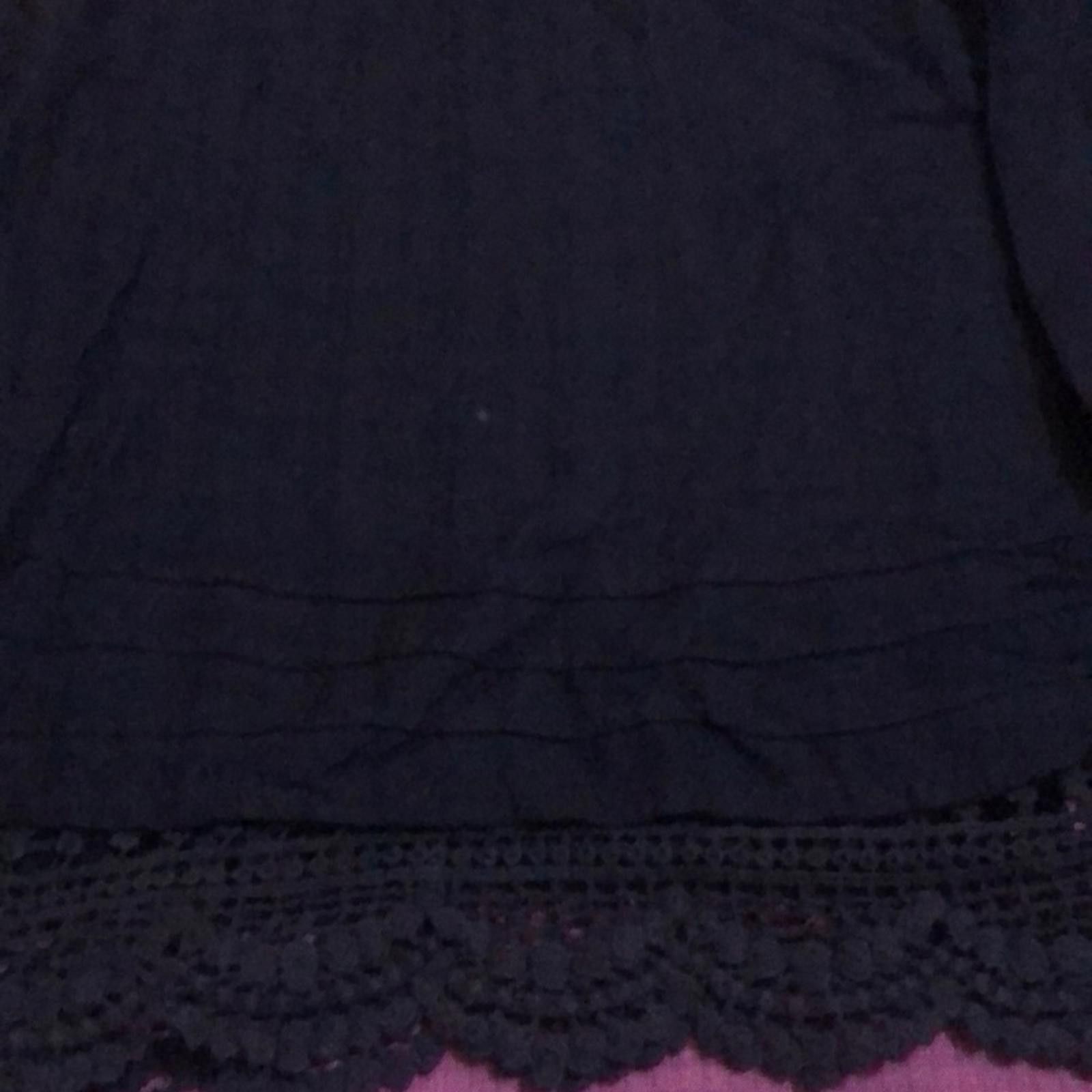 Target Basics Navy tunic with crochet detail Size XXL / US 16-18 / IT 52-54 - 3 Thumbnail