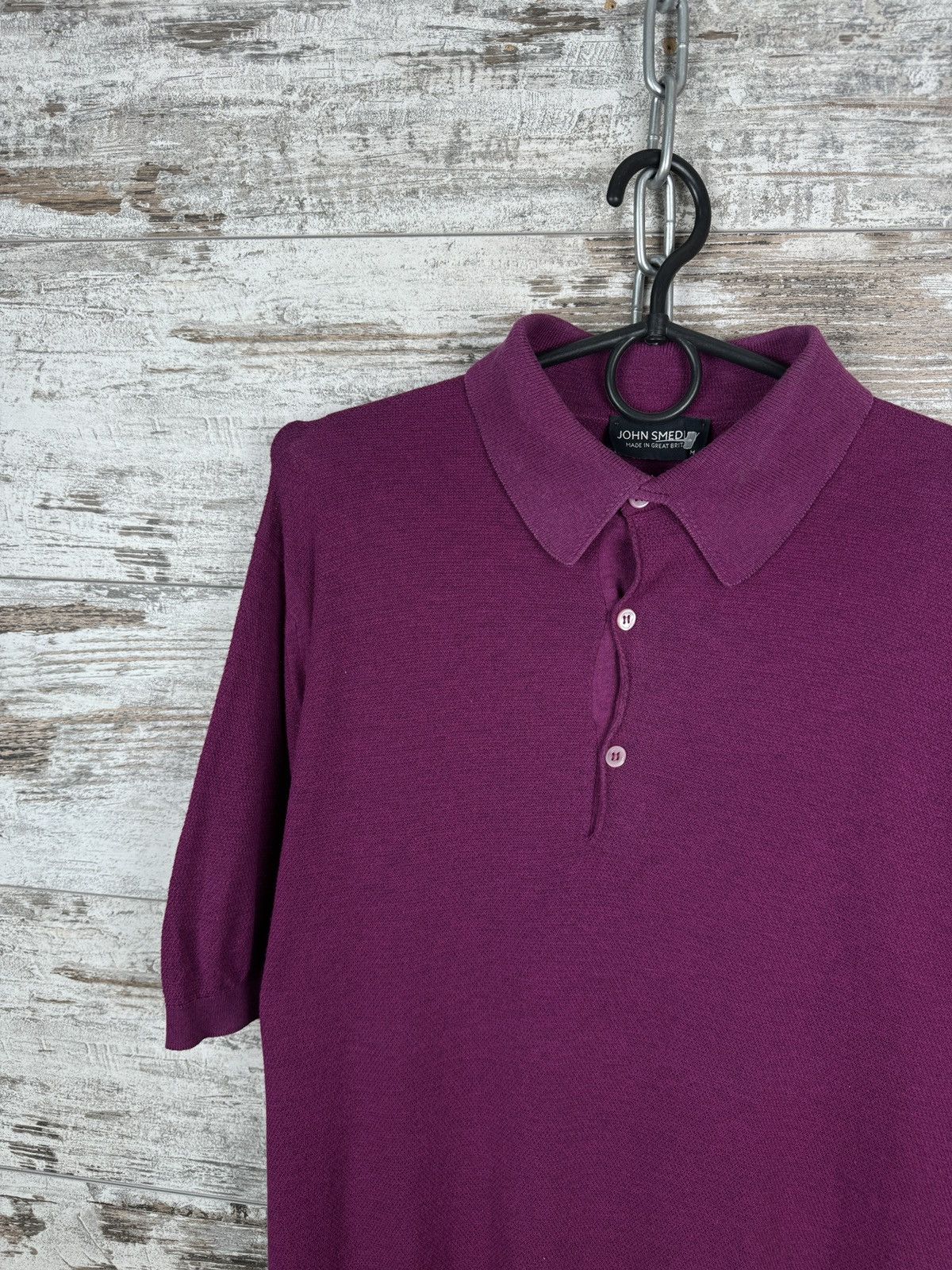 John Smedley Mens JOHN SMEDLEY SEA ISLAND COTTON polos T-shirt luxury Size US M / EU 48-50 / 2 - 4 Thumbnail