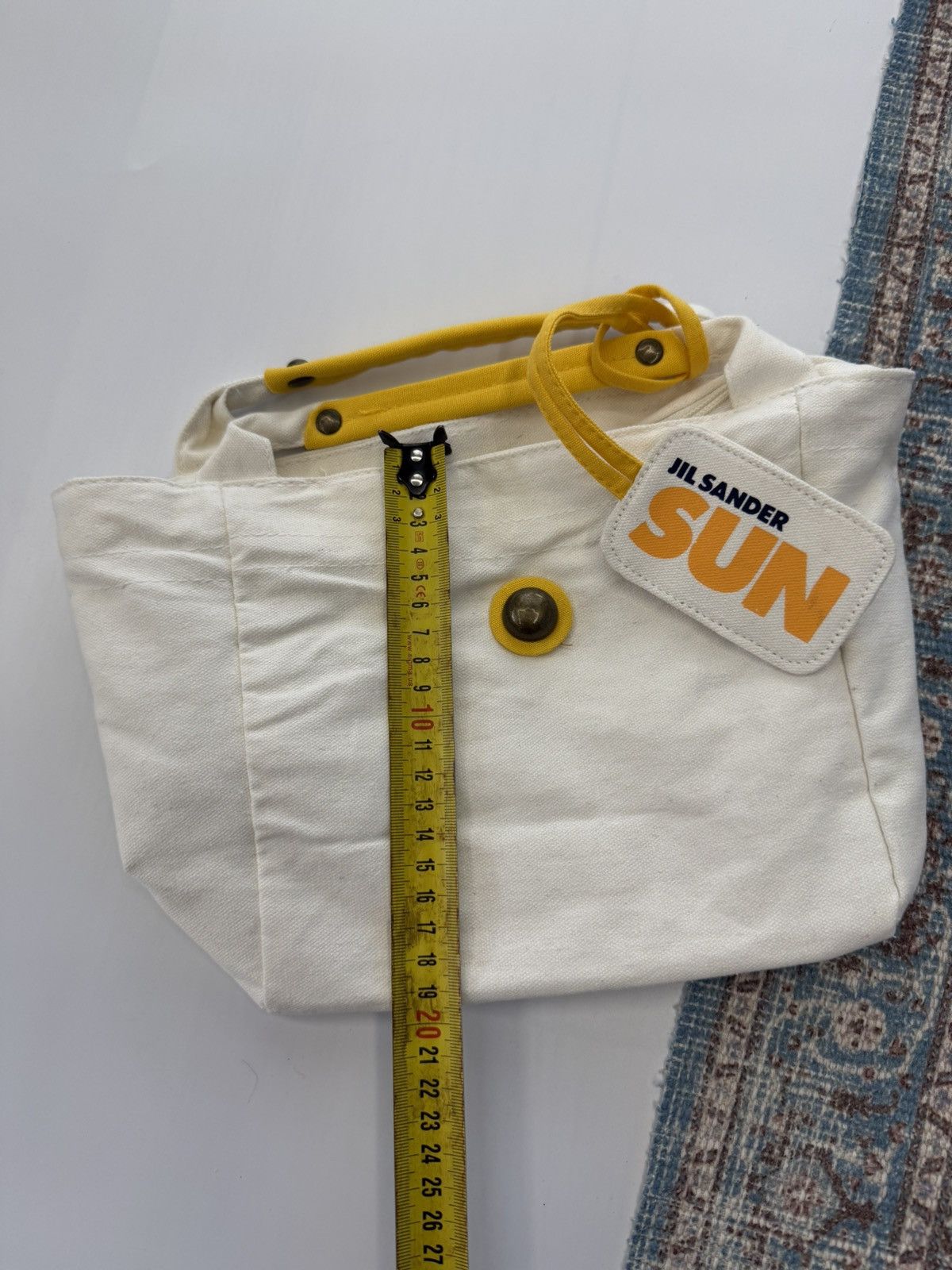 Jil Sander Jil Sander Sun ☀️ Cotton Handle Small Bag Size ONE SIZE - 4 Thumbnail