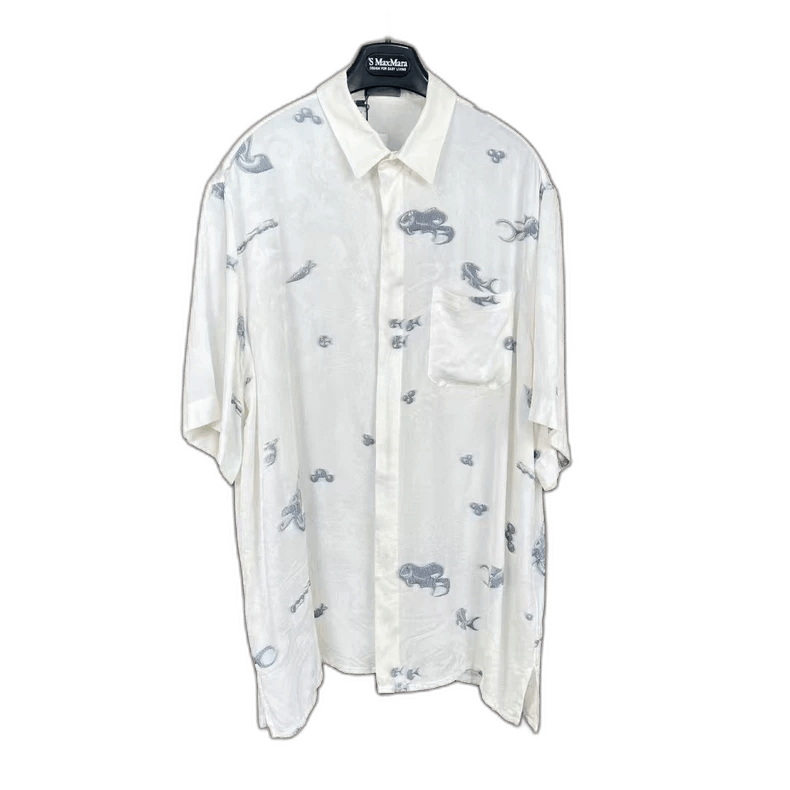 Dior Dior x Kenny Silk Ocean Shirt-yf Size US M / EU 48-50 / 2 - 1 Thumbnail
