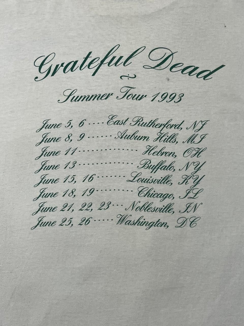 Grateful Dead Vintage Grateful Dead Size US XL / EU 56 / 4 - 4 Thumbnail