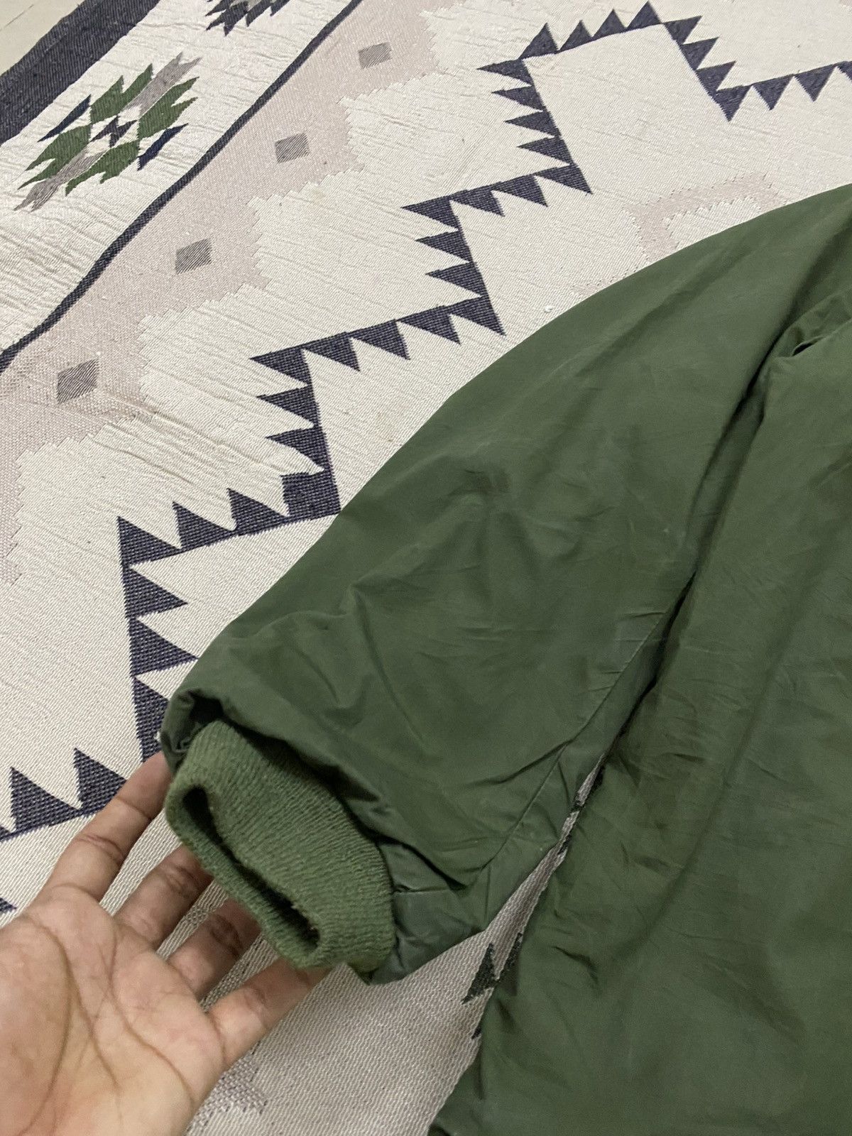 Other 60s SWEDISH ARMY M59 QUILTED MILITARY JACKET GREEN C148 Size US M / EU 48-50 / 2 - 6 Thumbnail