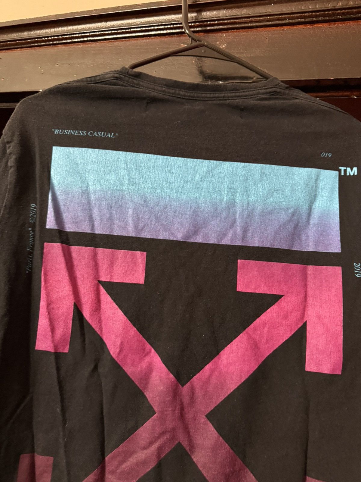 Off-White Off-White Gradient Long Sleeve Size Medium Size US M / EU 48-50 / 2 - 7 Thumbnail