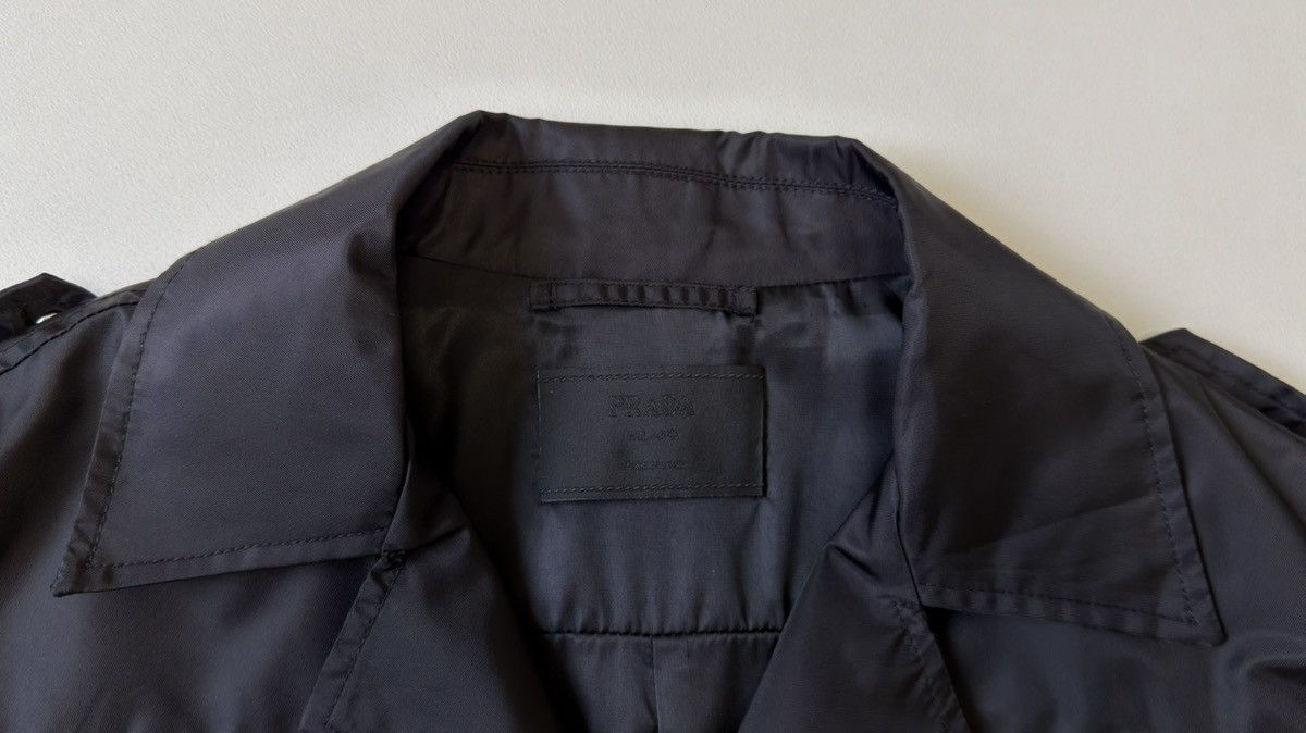Prada A/W 19 ‘Black Nylon Gabardine Coat’ Size US M / EU 48-50 / 2 - 6 Thumbnail