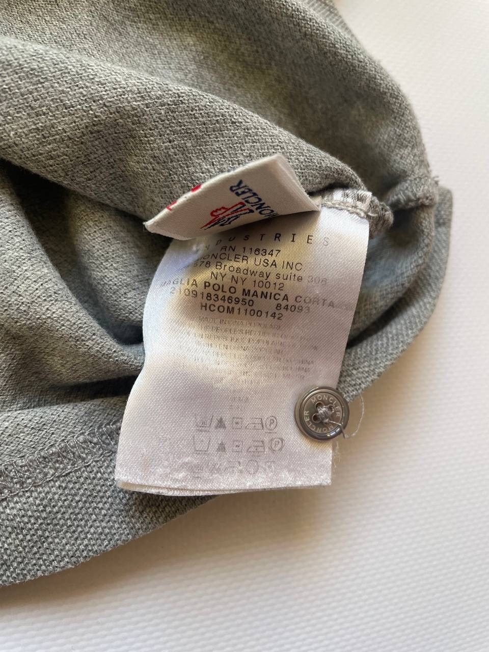 Moncler Vintage Moncler polo shirt gray XL t luxury Size US XL / EU 56 / 4 - 6 Thumbnail