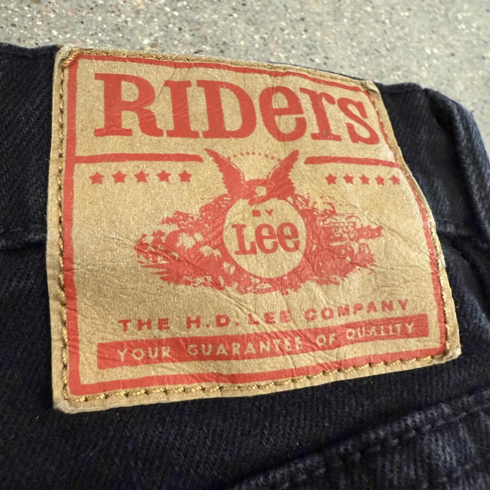 Designer Riders by LEE Black Denim Jeans 44 R Straight Cut Size US 44 / EU 60 - 3 Thumbnail