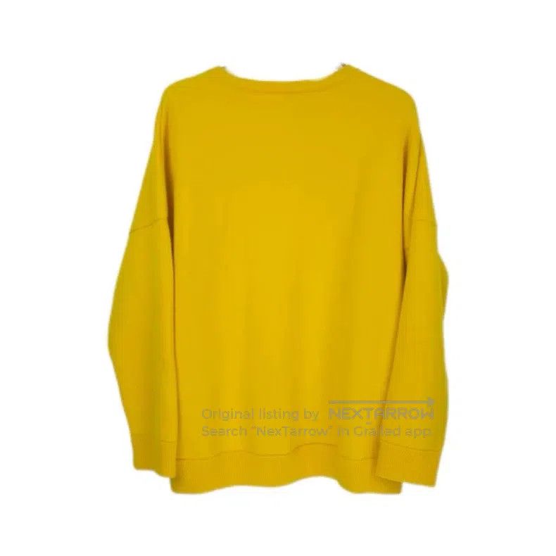 Loewe Loewe Yellow Classic Embroidered Logo Cashmere Sweater Size XS / US 0-2 / IT 36-38 - 2 Thumbnail