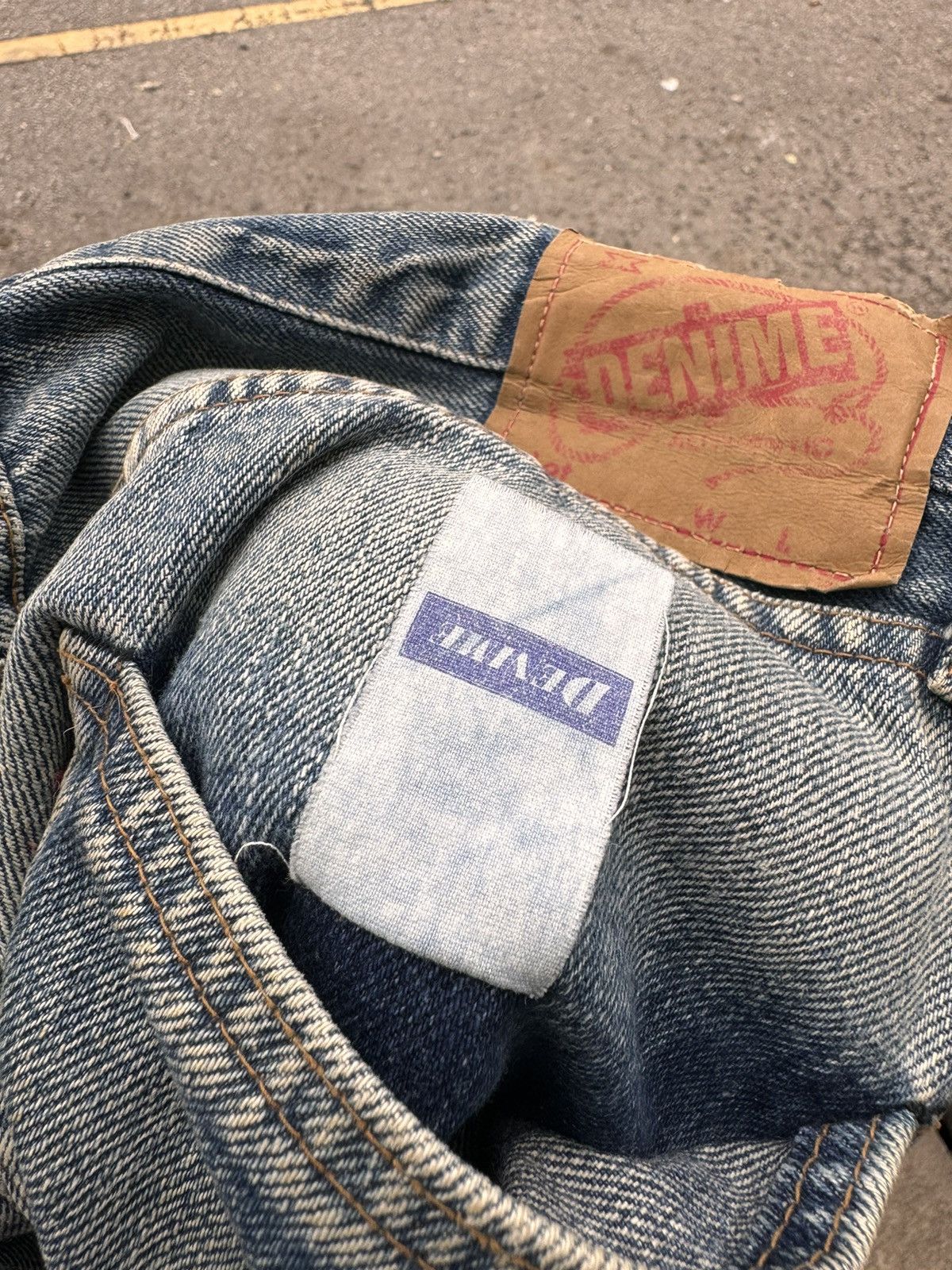 Denime × Japanese Brand Denime Selvedge Vintage Jeans Japan Size 34 Size US 34 / EU 50 - 11 Thumbnail