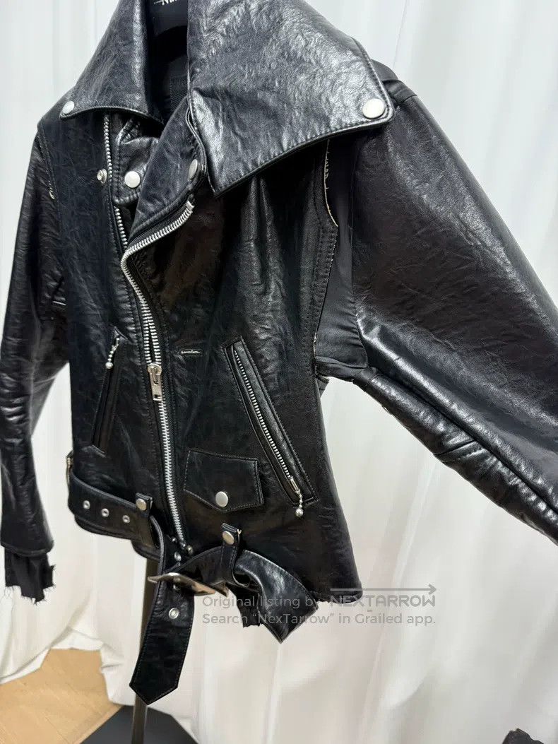 Junya Watanabe Junya Watanabe Patchwork Leather Deconstructed Biker Jacke Size S / US 4 / IT 40 - 3 Thumbnail