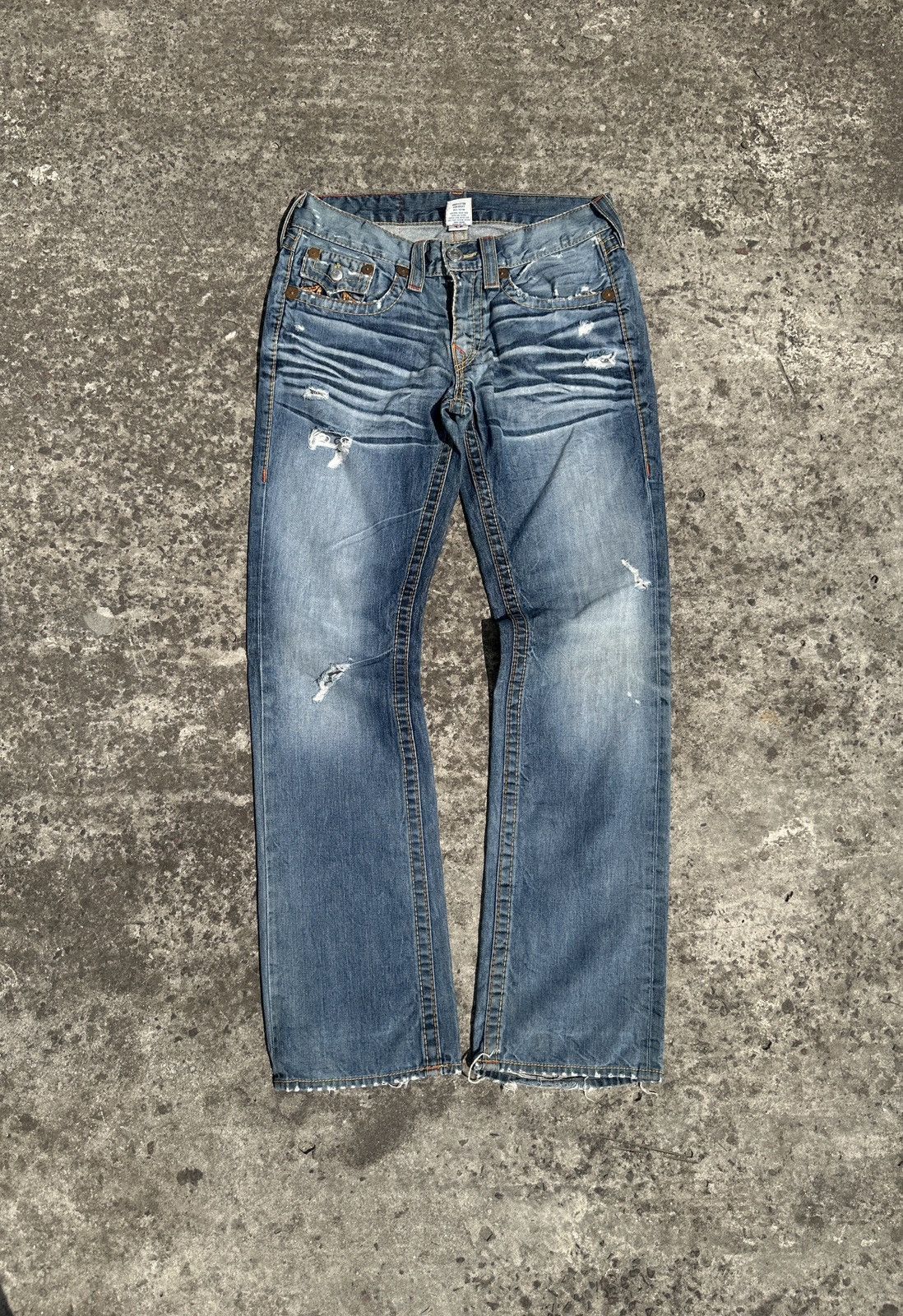 True Religion Y2K vintage true religion jeans denim Streetwear casual hype Size US 31 - 6 Thumbnail