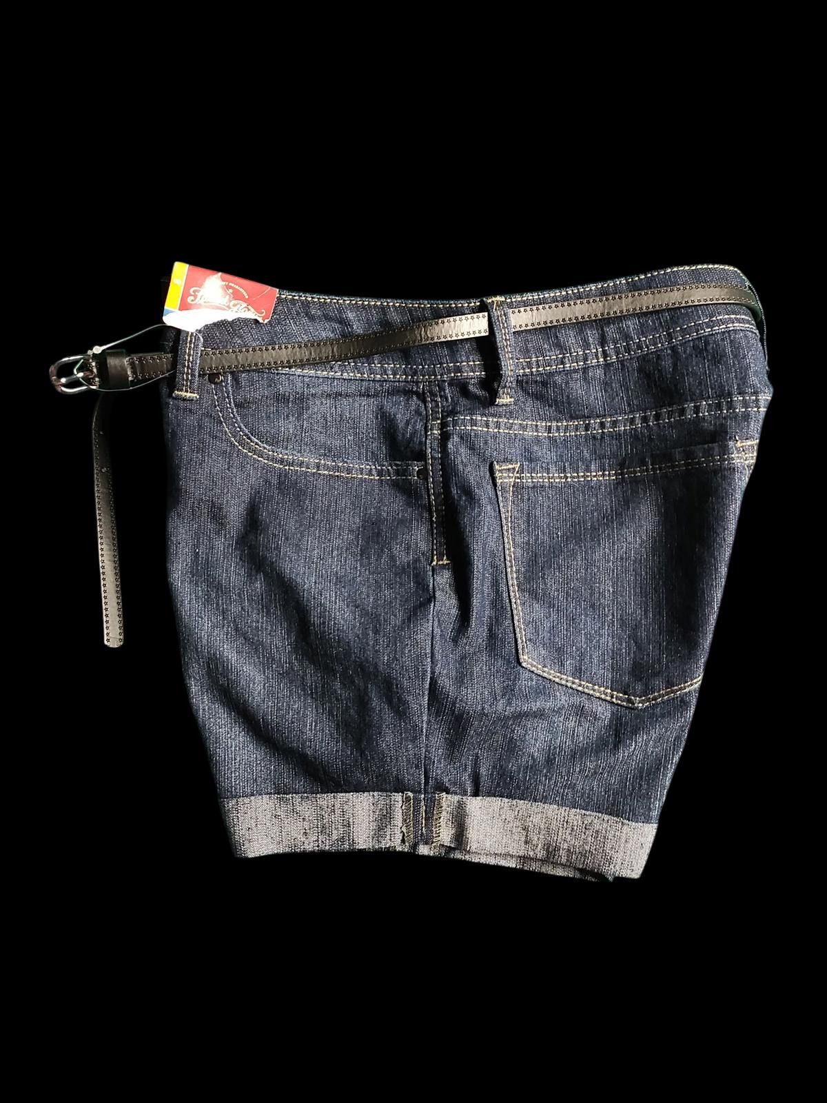 Faded Glory Faded Glory Women's Denim Shorts with Belt Size 8 Size 30" / US 8 / IT 44 - 3 Thumbnail