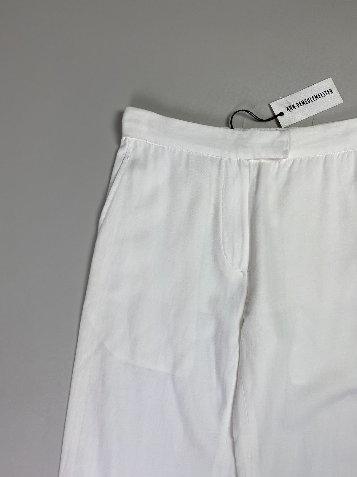 Ann Demeulemeester Ann Demeulemeester ladies wide leg dress pants trousers Size 24" / US 00 / IT 34 - 11 Thumbnail