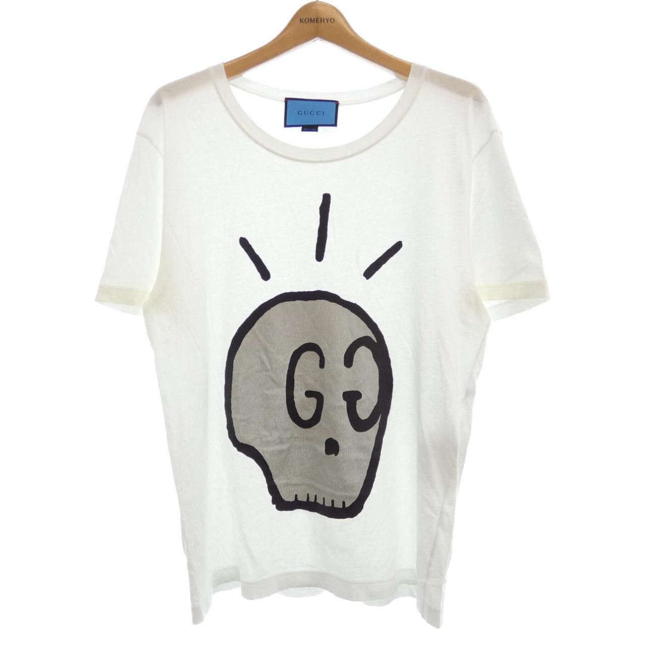 Gucci Gucci Gucci T-shirt Cotton T-Shirts 432086-X3E88 DUTY FREE for USA Size ONE SIZE - 1 Thumbnail