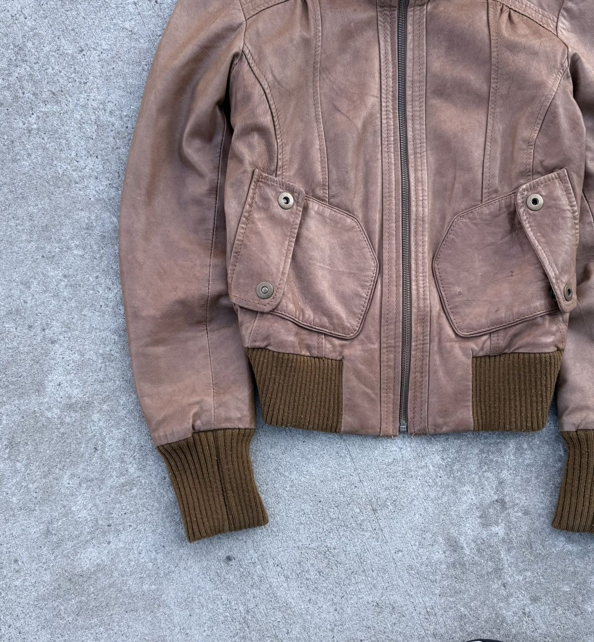 Vintage Vintage 90s Y2K streetwear rare leather jacket Size S / US 4 / IT 40 - 5 Thumbnail