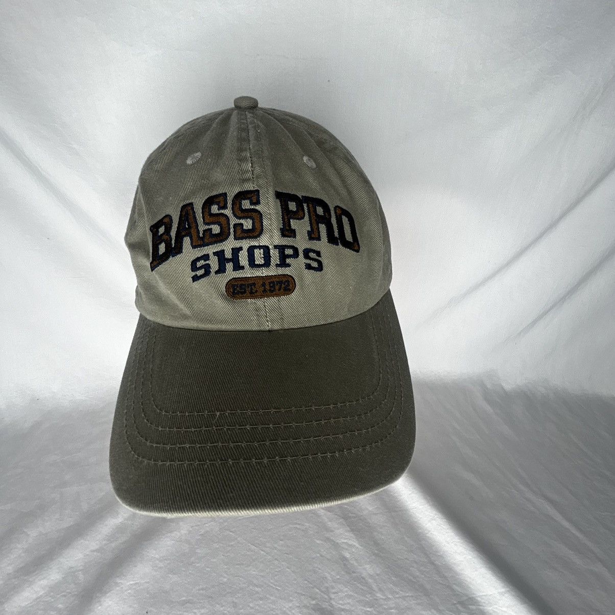 Bass Pro Shops Vtg Y2K Bass Pro Shops Embroidered Spell-Out Dad Hat Size ONE SIZE - 2 Thumbnail