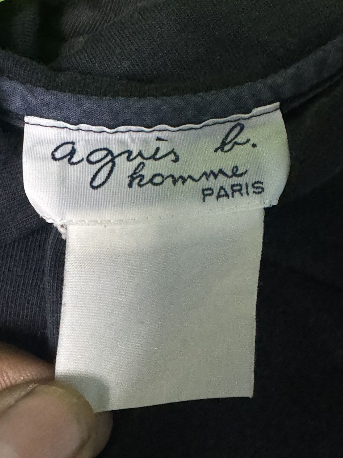 agnes b. 💥 AGNES B HOMME PARIS LIZARD EMBROIDED SMALL LOGO Size US M / EU 48-50 / 2 - 6 Thumbnail