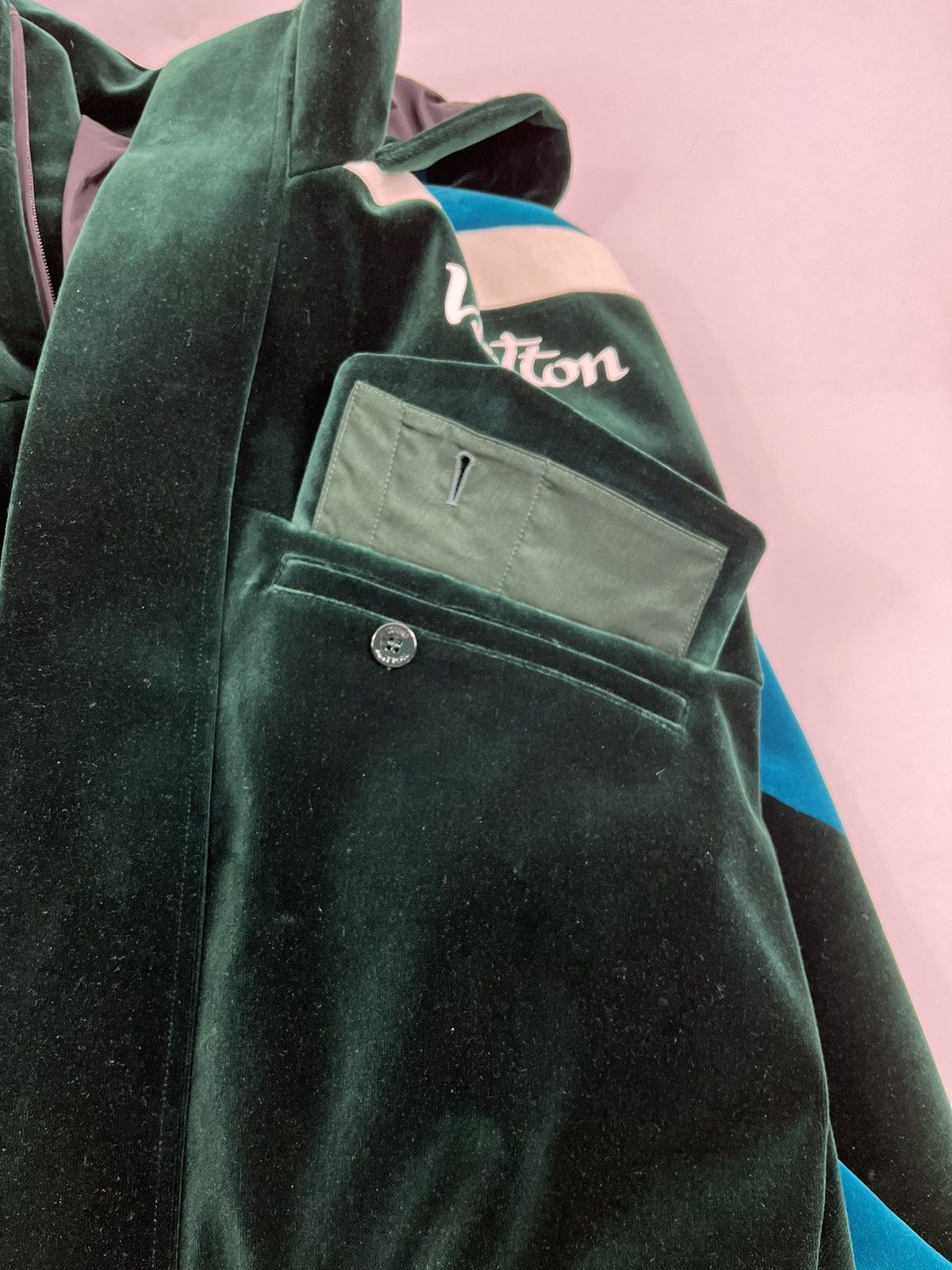 Louis Vuitton TECHNICAL TAPED VELOUR WINDBREAKER JACKET Size US XXL / EU 58 / 5 - 16 Thumbnail