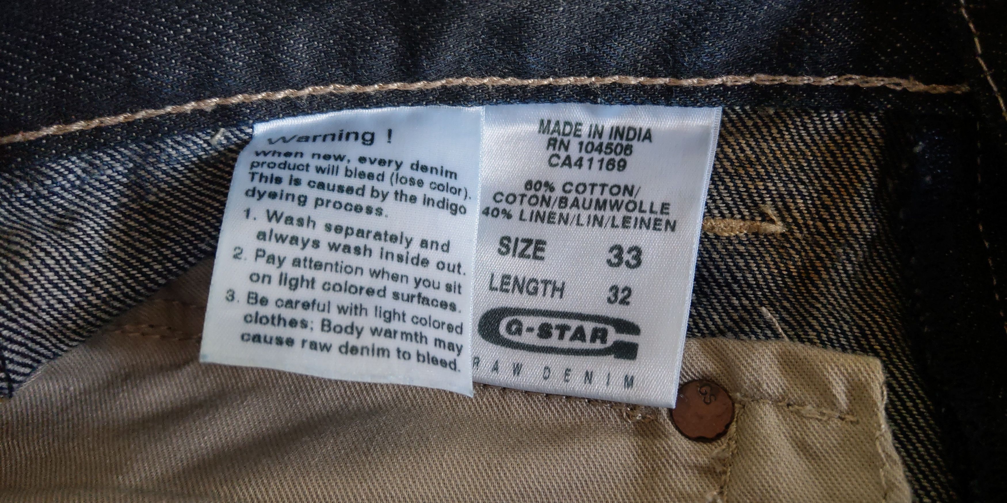 G-Star Stacked Mid Skinny Pants Flared Alt Neo Denim 3301 Size US 33 - 13 Thumbnail
